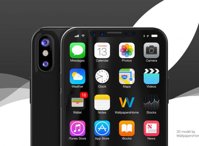 Wallpaper iPhone X, black, WWDC 2017, 4k, Hi Tech 56729583